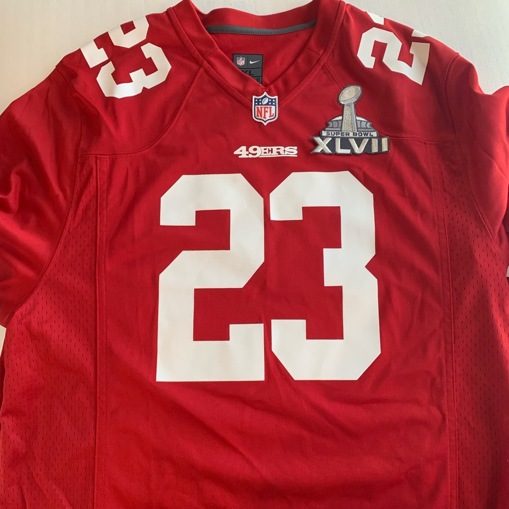 NFL Red and White 49ers Jersey